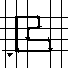 A directed line traversing a Cartesian graph